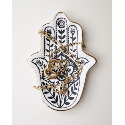 SAPONE MANO E PIATTINO HAMSA IN CERAMICA