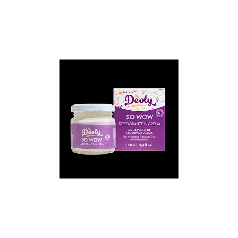 DEODORANTE DEOLY IN CREMA PLASTIC FREE WOW - LATTE & LUNA