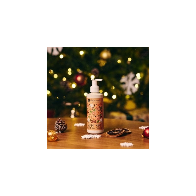 SAPONE MANI ARANCIA E CANNELLA - LA SAPONARIA